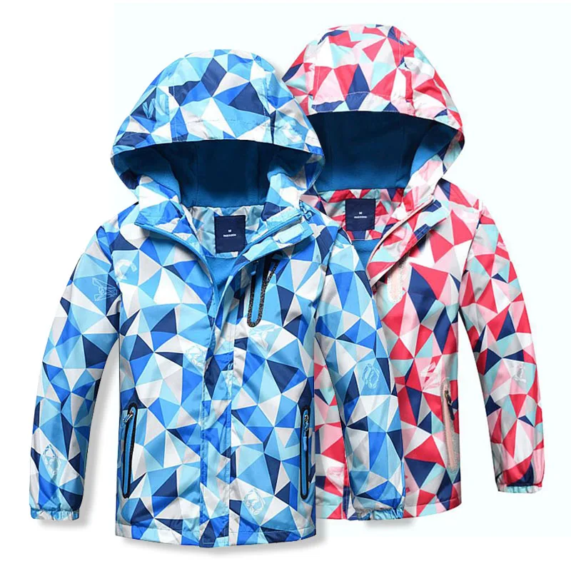 

Детская верхняя одежда, теплое пальто из флиса, спортивная детская одежда, двухслойные водонепроницаемые ветрозащитные куртки для мальчик...