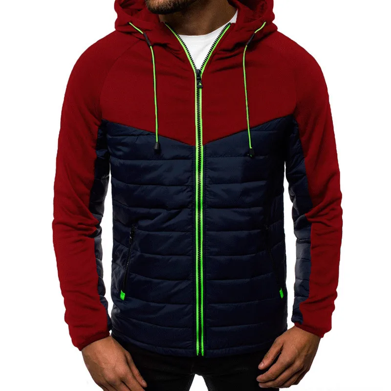 

Fashion new Spring Autumn Men Hoodies blank Sportswear Men's jackets Zipper Casual Sweatshirt high quality cotton Warm Hoody
