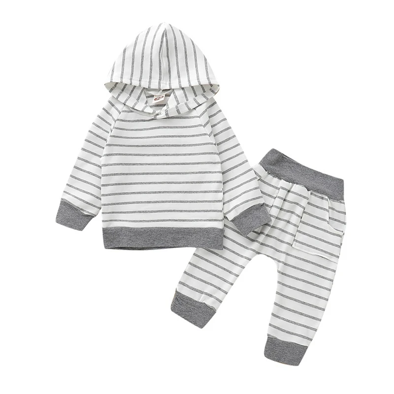 Новинка осенняя одежда для маленьких мальчиков и девочек от 0 до 24 месяцев