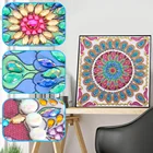 Алмазная живопись особой формы, мандала, цветок, Современный Узор, сделай сам, 5D часть, Набор для вышивки крестиком, хрустальное искусство, украшение для дома и комнаты