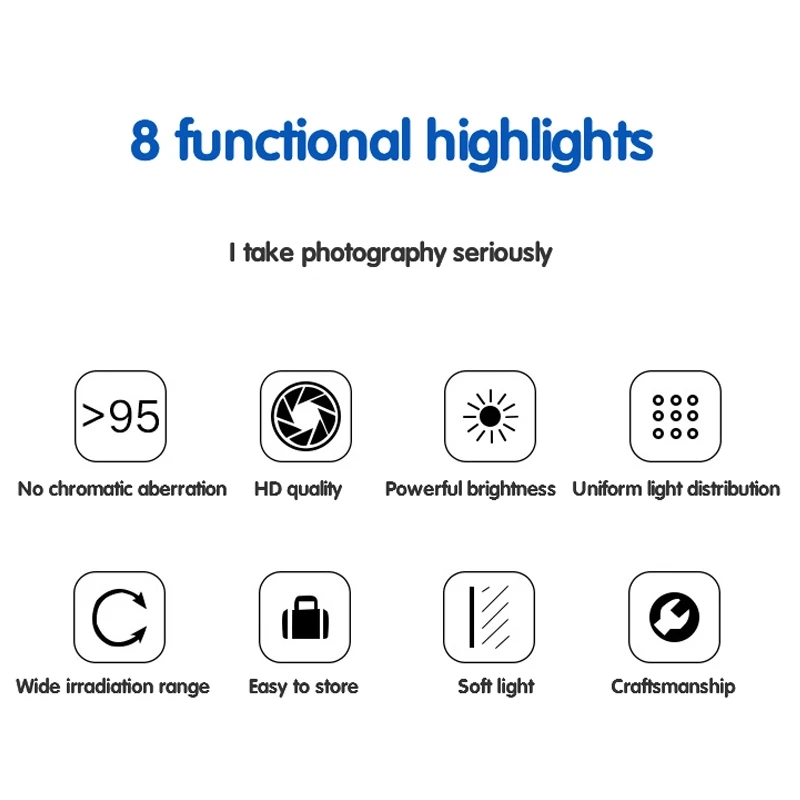 Фон для фотосъемки плоский светильник светодиодный фотографии Live заполнить