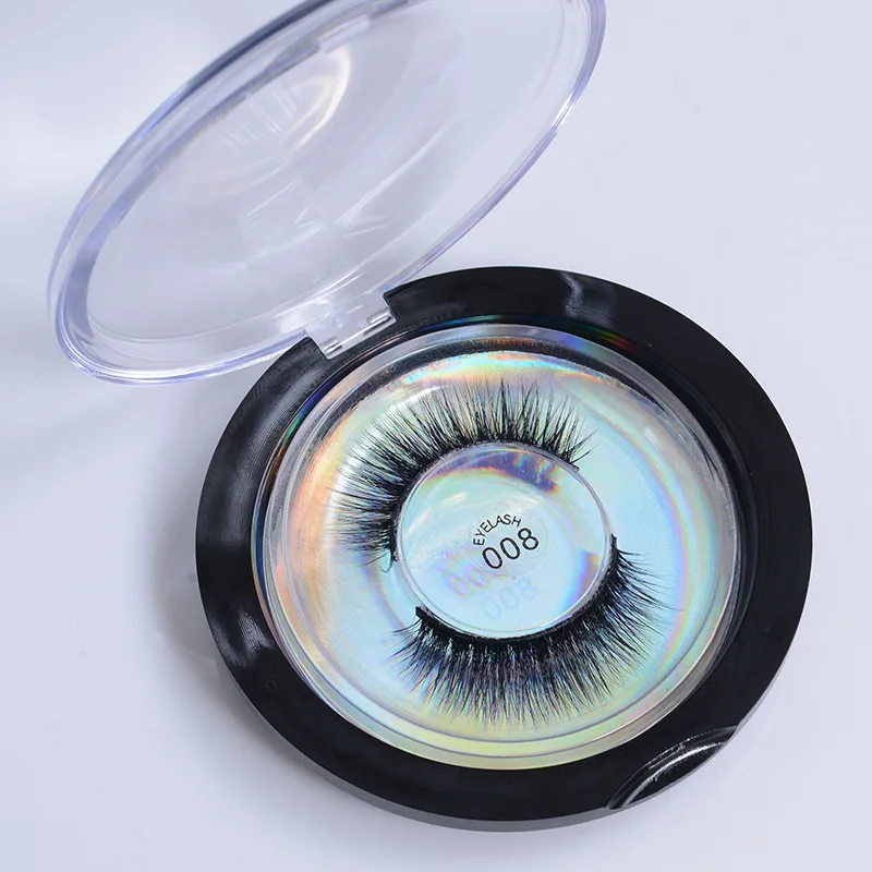 

Flash Girl brand 3D Silk Protein Lashes False Eye Lashes 100% Handmade 1 Pair Box Soft Fluffy Eyelashes Extension for Makeup