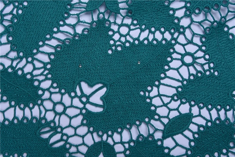 New Light Purple African Lace Fabric Water Soluble Guipure French Lace Fabric High Quality Nigerian Lace Fabric For WeddingA1668