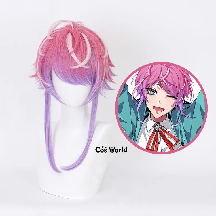 Wig DRB Division Rap Battle Hypnosis Mic The Dirty Dawg Easy R Ramuda Amemura Hoody Pants Uniform Outfit Anime Cosplay Costumes - Цвет: Wig
