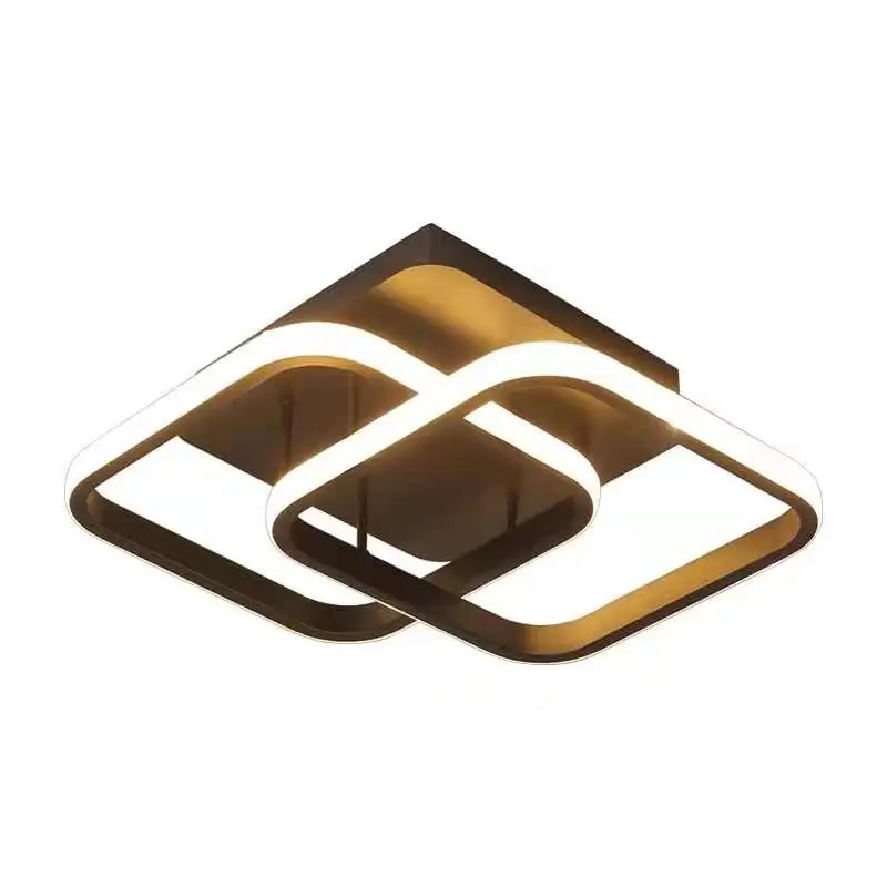 

Modern LED Chandeliers Lights Indoor Lighting For Hallway Balcony Corridor Bedroom White Black Indoor Lamps Lustre AC 90-260V