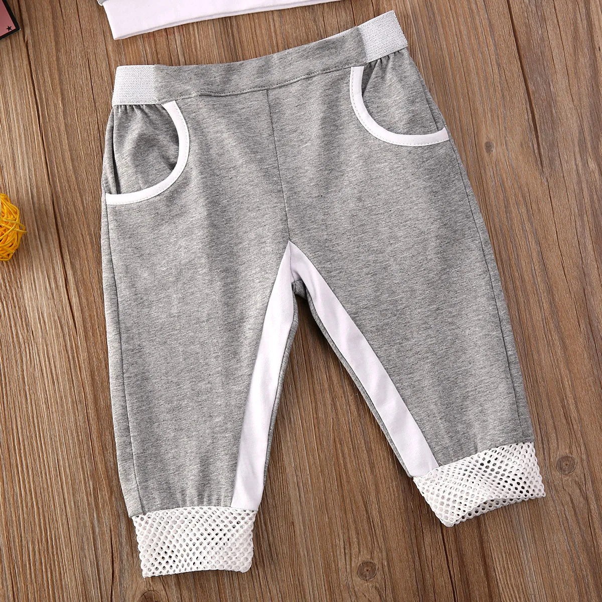 

2PCS Toddler Kids Baby Girl Oversized Clothes Sets 2-7Y Crop Tops Long Pants Outfits Tracksuit