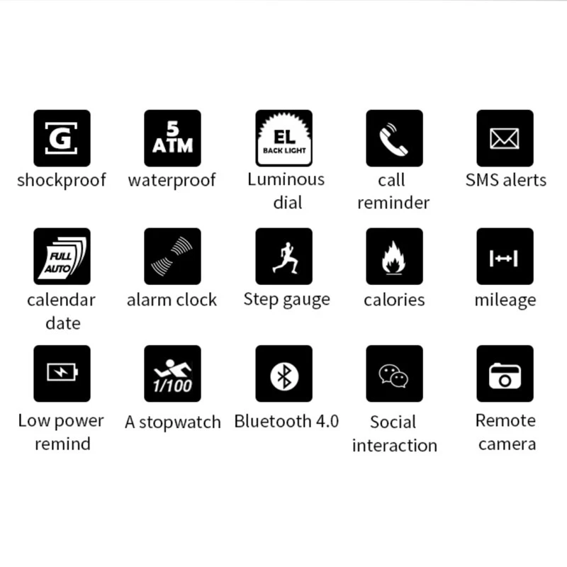 

EX16T GPS Smart Watch Pedometer 18 Month Standby Bluetooth Remote Control Message Reminder Smartwatch Swimming Watch