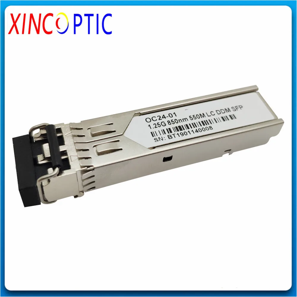 

1.25G Dual Fiber MM LC SFP,GLC-SX-MMD 1.25G MM 850nm 550M SFP module,1000BASE 1310nm 2KM Multimode LC SFP Transceiver Module