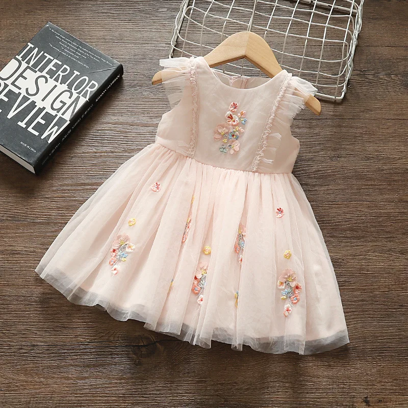 

Princess Baby Girl Dress Party Birthday tutu Dress Lace Floral Baptism Wedding Dresses For 0-2y Newborn Clothes Vestido Infantil