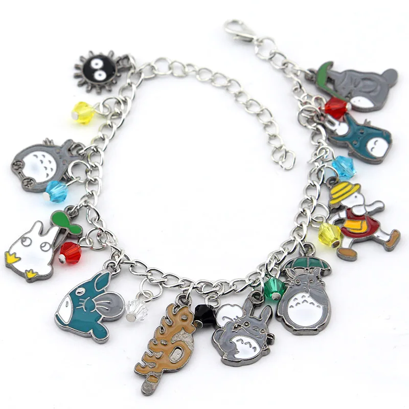 159 Super Mario Bros браслет Луиджи Йоши Жаба гриб Амулеты Браслет с подвесками Аниме Фигурки игрушки браслет для детей рождественские подарки - Окраска металла: 159