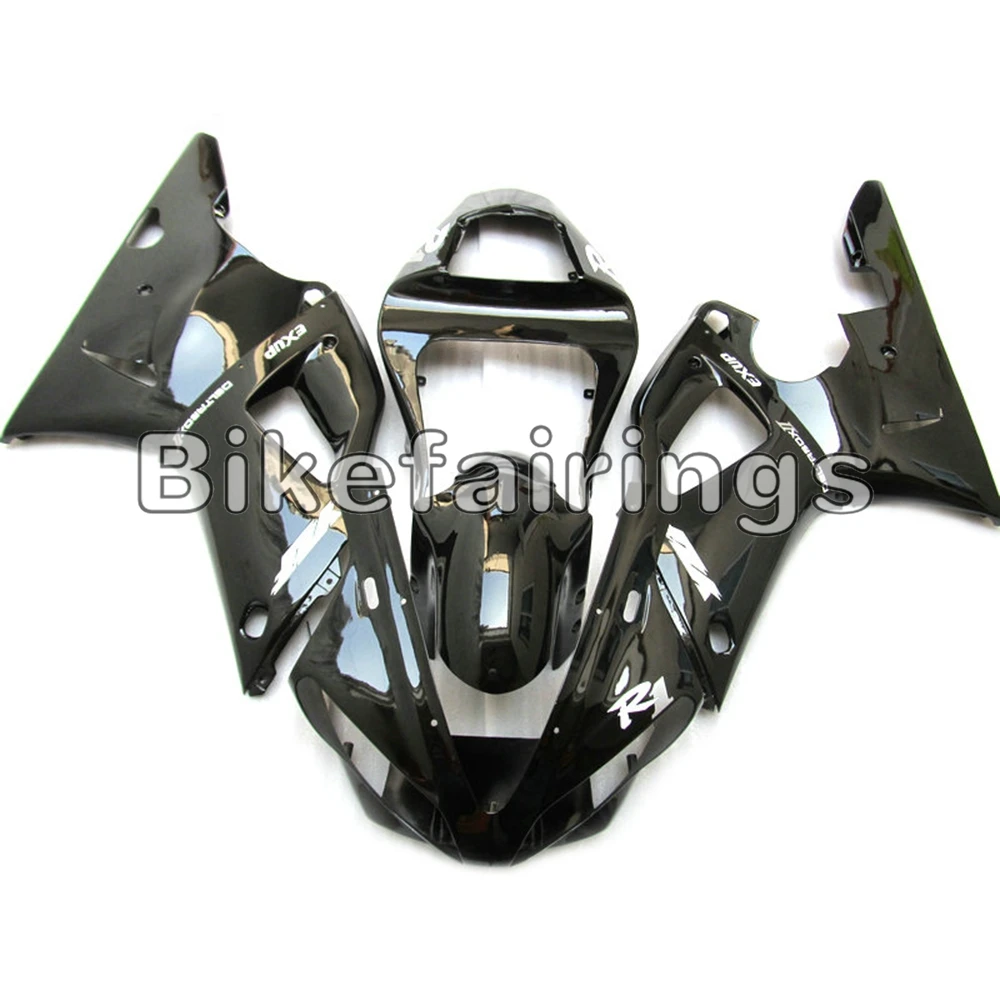 

Черные накладки для спортивного велосипеда для Yamaha YZF1000 R1 2000 2001 00 01 R1 комплект для кузова из АБС-пластика новые обтекатели