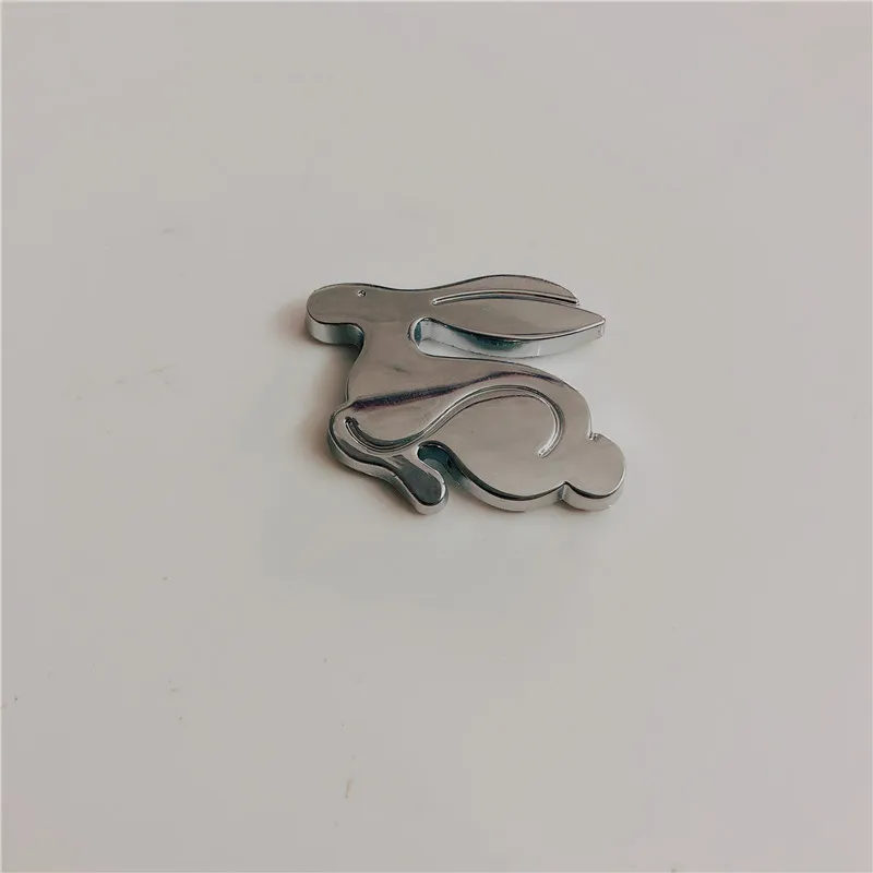 

1PCS for MK4 MK5 GTI Golf Modified Stickers 3D Stereo Rabbit Metal logo