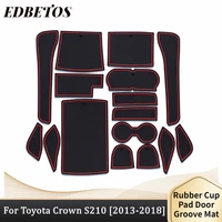 gate slot pad for toyota crown s210 210 xiv 14th gen 2013 2014 2015 2016 2017 2018 non slip interior door padcup crown mat