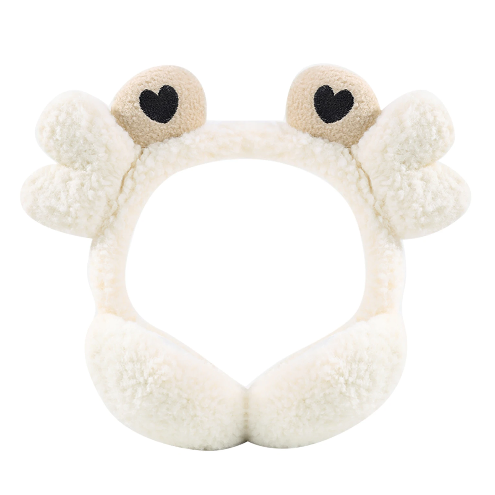 

Little Baby Boys Girls Winter Warmer Earmuff Cartoon Crab Shape Folding Fleece Ear Protection
