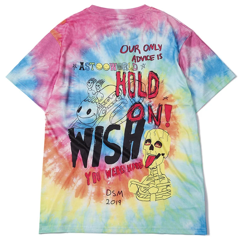 Футболка в стиле хип-хоп Мужская футболка Трэвиса Скотта астромира 2020 летняя