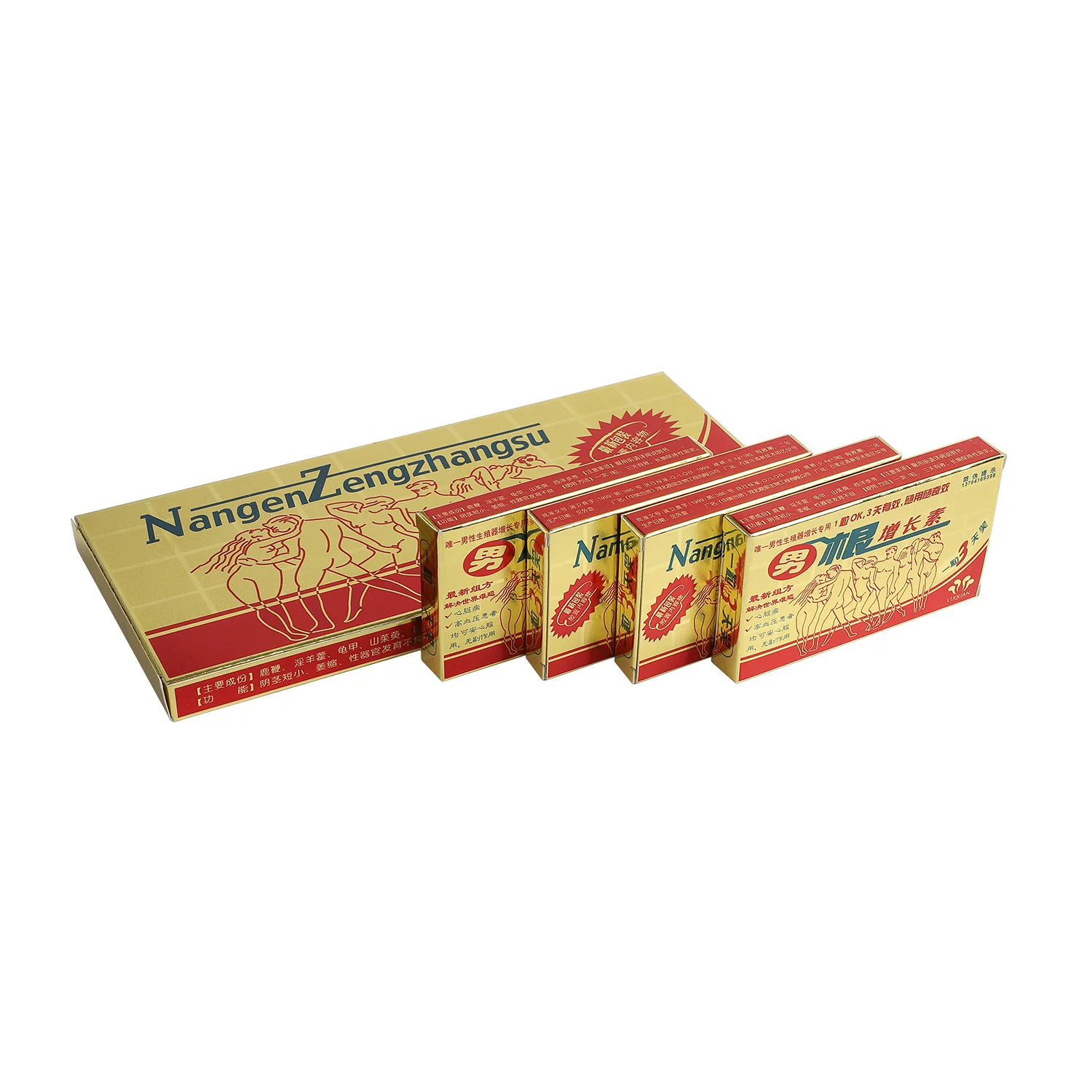 

Nangenzengzhangsu 3pills*4/box Herbal Essence Oyster Zinc Men Sex Supplement Stronger Longer Thicker Male Enhancement Capsules
