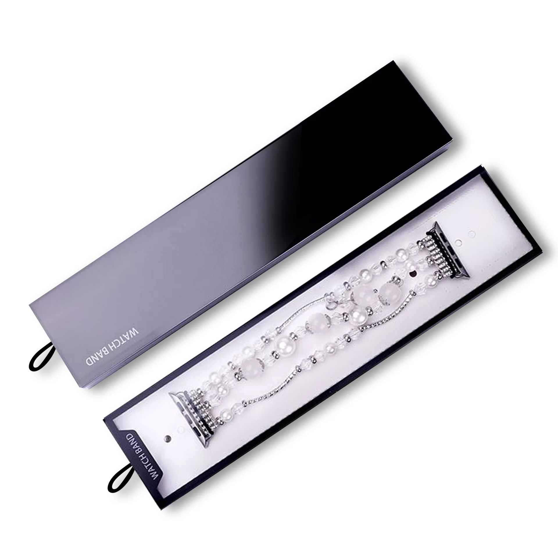 

Box + Strap For apple watch band 44 MM 40MM 42MM 38MM Survival Rope Metal Bolt Clasp for iwatch 6 se 5 4 3 series