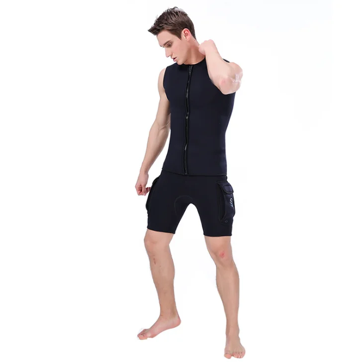 3 мм мужские без рукавов гидрокостюм дайвинг серфинг погружение жилет