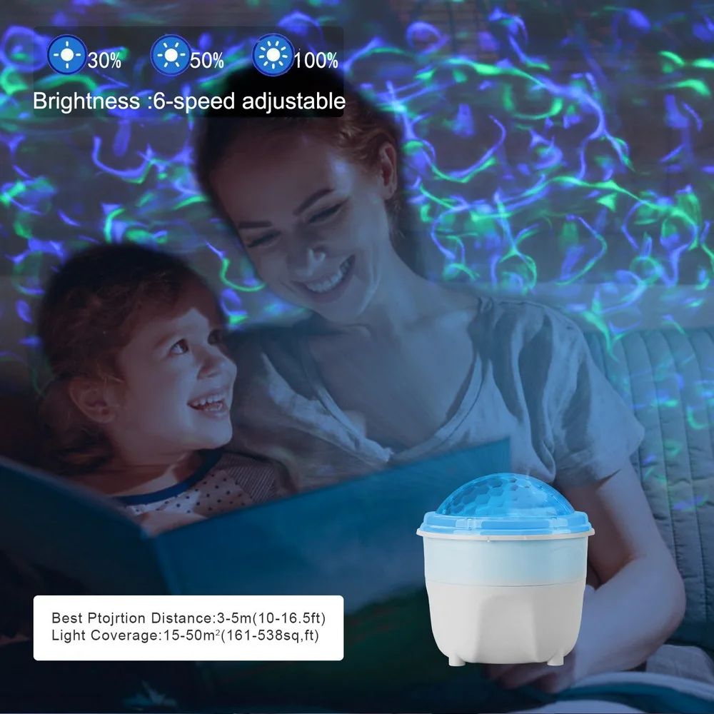 Проекционная лампа звездное небо с USB зарядкой и дистанционным