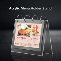 a6 double sided table top acrylic sign holder display stand poster menu holder ad frames for office restaurant store