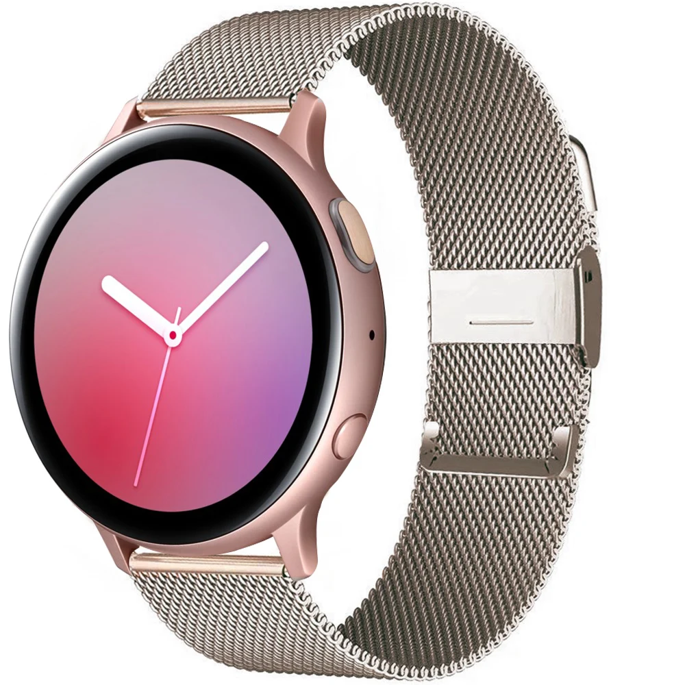 

Milanese strap For Samsung Galaxy watch 4 40mm 44mm Metal watch band accessories for Samsung Galaxy Watch 4 Classic 42mm 46mm