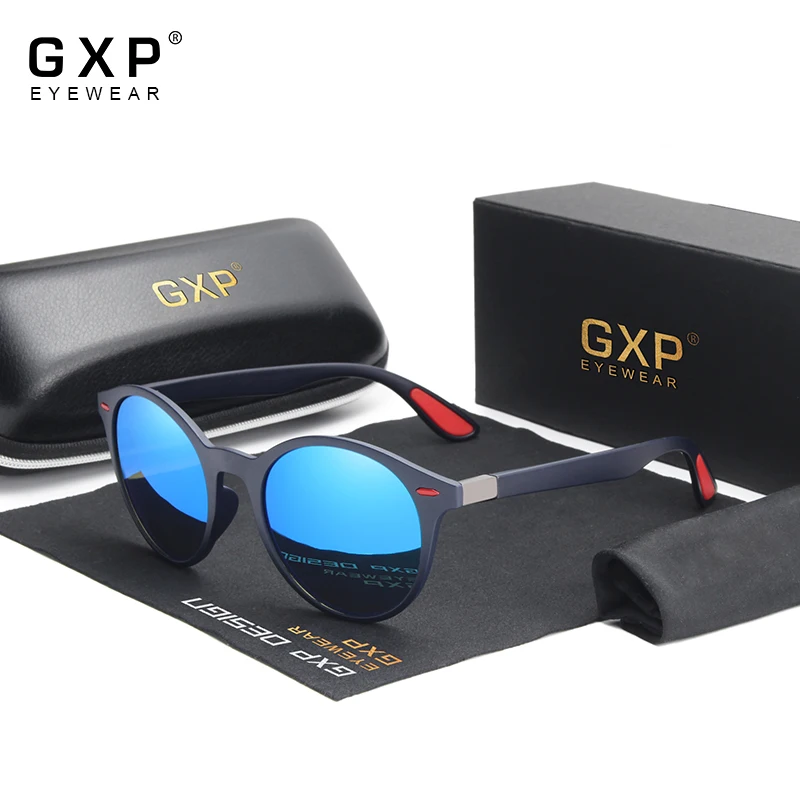 Мужские и женские солнцезащитные очки GXP TR90 винтажные поляризационные в овальной