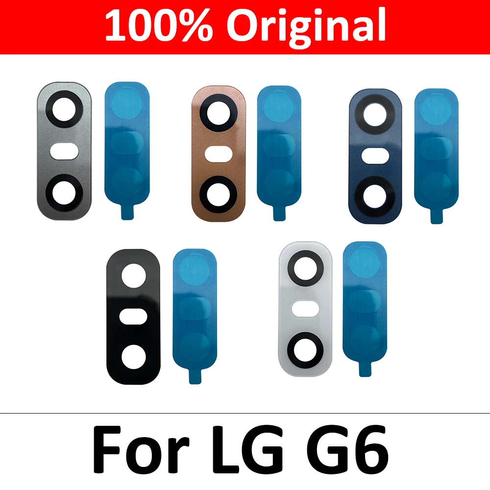 

Оригинальное стекло для задней камеры LG G6 US997 VS988 H870DS, стеклянный объектив для задней камеры с наклейкой Ahesive