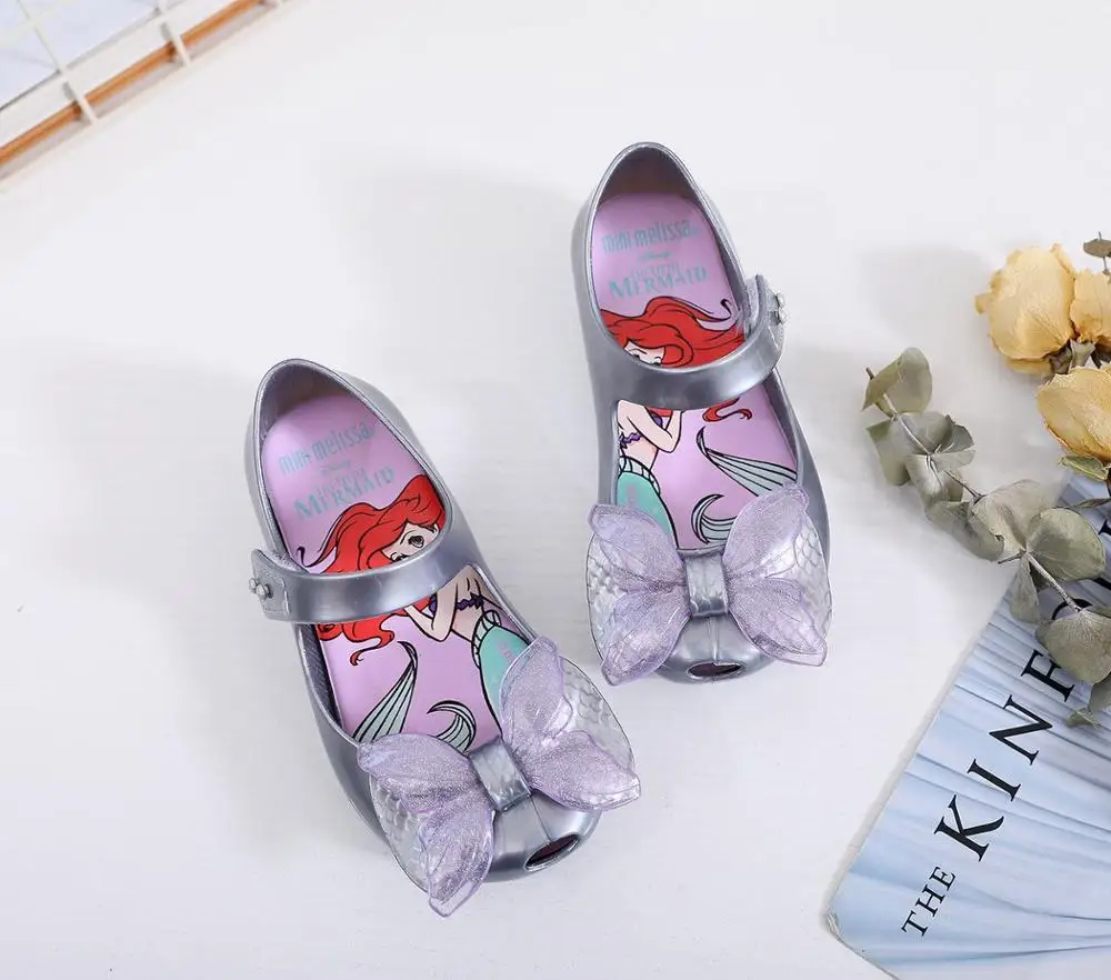 Mini Melissa/новый стиль Обувь для маленьких девочек Рождественская обувь Подарок