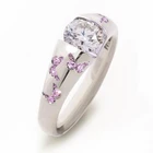 Carofeez Модные женские кольца с бабочкой, обручальное кольцо, ювелирные изделия для женщин, Романтические Аксессуары, кольца со стразами