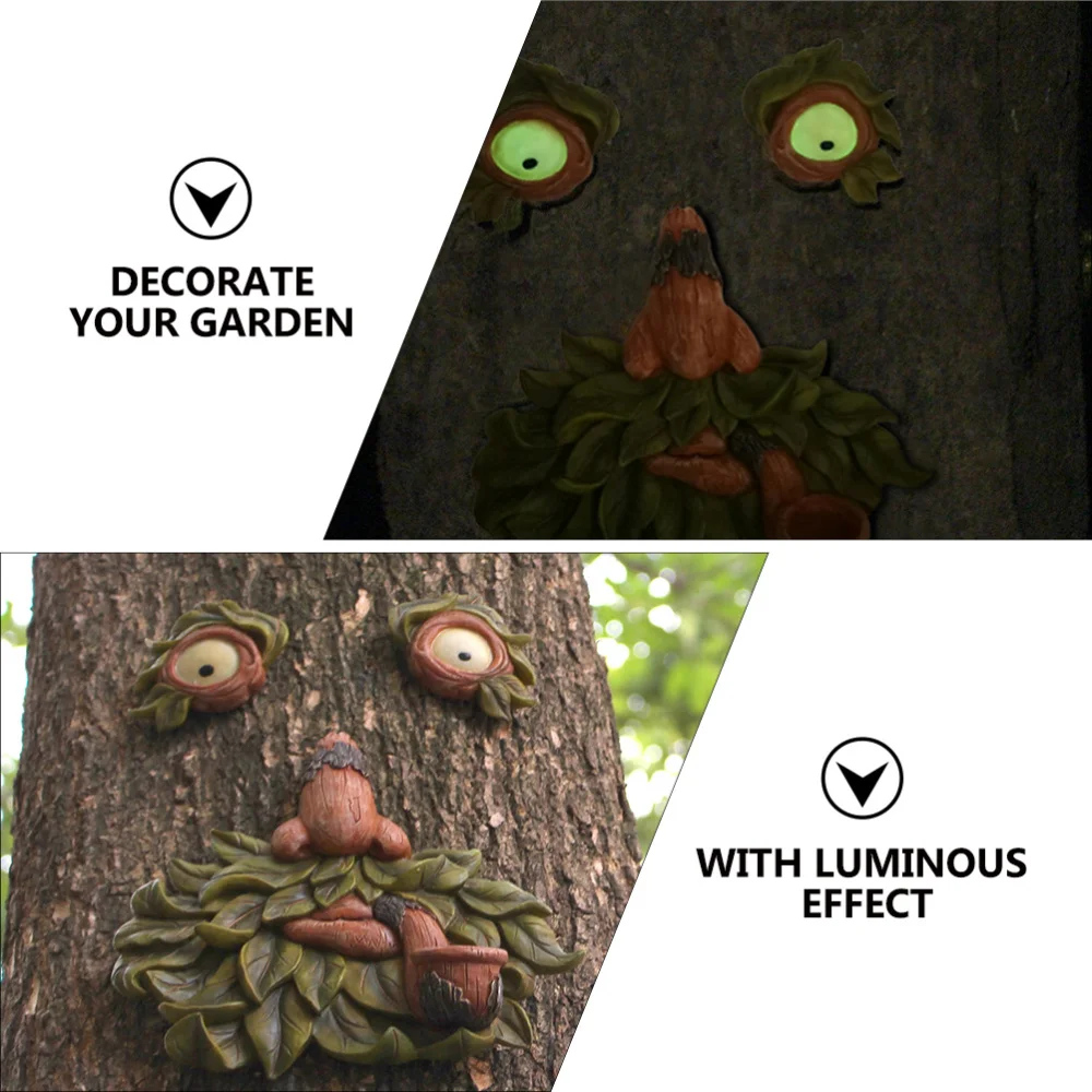 

1 Pc Resin Garden Statue Exquisite Tree Decoration Party Decoration (Coffee)