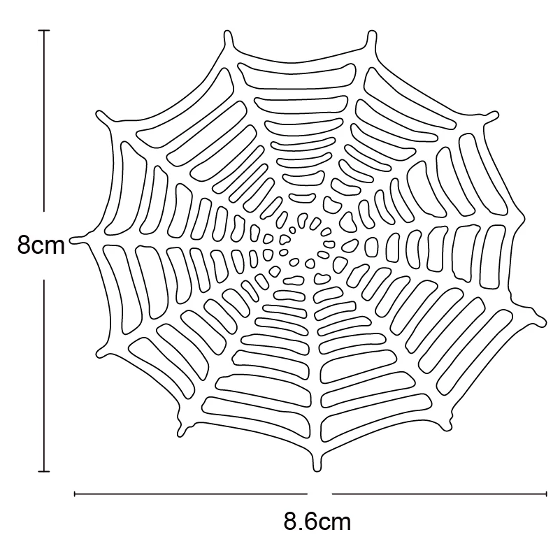Металлические режущие штампы трафареты паук веб карфт Скрапбукинг Фотоальбом