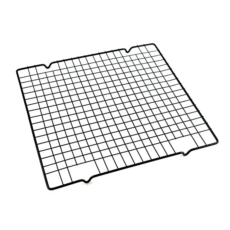 

1PC Carbon Steel Nonstick Cooling Rack Cooling Wire Mesh Grid Baking Tray For Biscuit/Cookie/Pie/Bread/Cake Baking Rack
