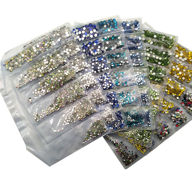 Многоразмерные стеклянные стразы для ногтей украшения кристалл страз подвески