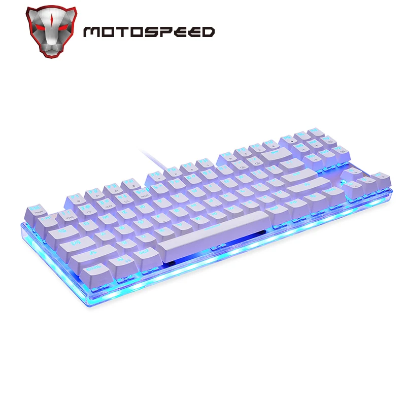 MOTOSPEED K87S 87 клавиш игровая клавиатура Проводная Механическая USB светодиодный RGB с