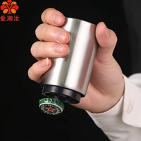 beer opener stainless steel push gadget kitchen accessories bottle opener keyring cool gadgets kichen items free shipping