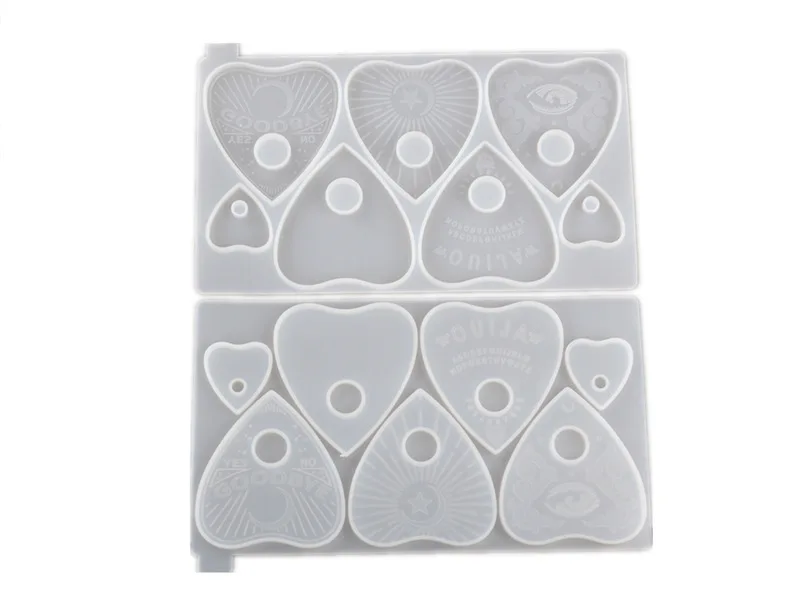 Готическая Смола Ouija доска Силиконовая Форма Треугольник Любовь Подвеска форма