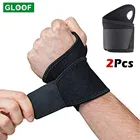 GLOOF 2 шт. регулируемый ручной браслет Поддержка Бандаж с вакуумными шинами приталенный вправолевой Thumb стабилизатор переломов карпальный тоннельный бадминтон для игры в гольф