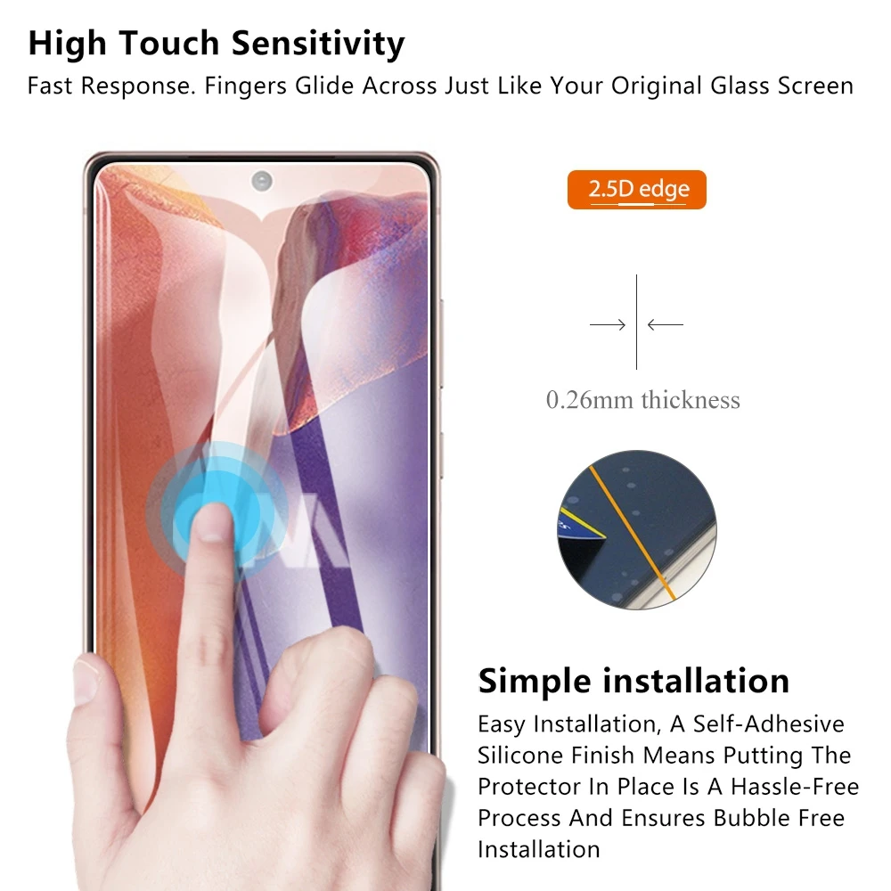 10 шт. закаленное стекло для Samsung Galaxy note 20 5G Защитное экрана 9H note20 защитная