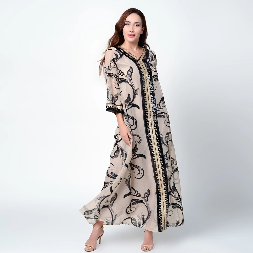 ИД Мубарак Абая Дубай Турция мусульманское платье Vestidos Robe Femme Исламской для