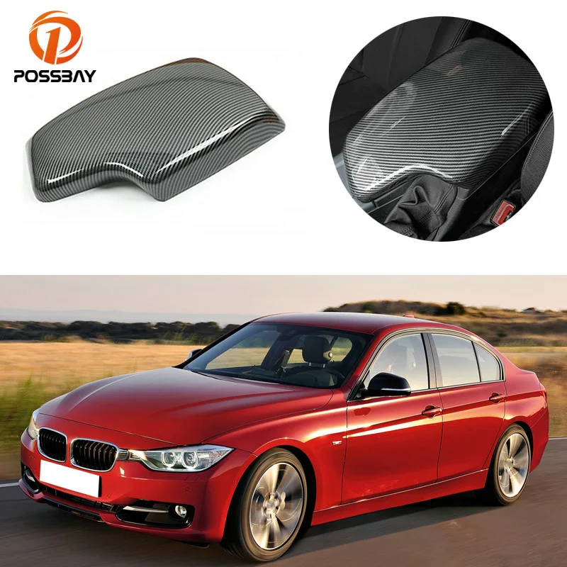 

Carbon Fiber Center Stowing Tidying Armrest Console Box Trim Cover for BMW 4 3 Series F30 F34 320i 328i 335i F32 428i 430i 435i