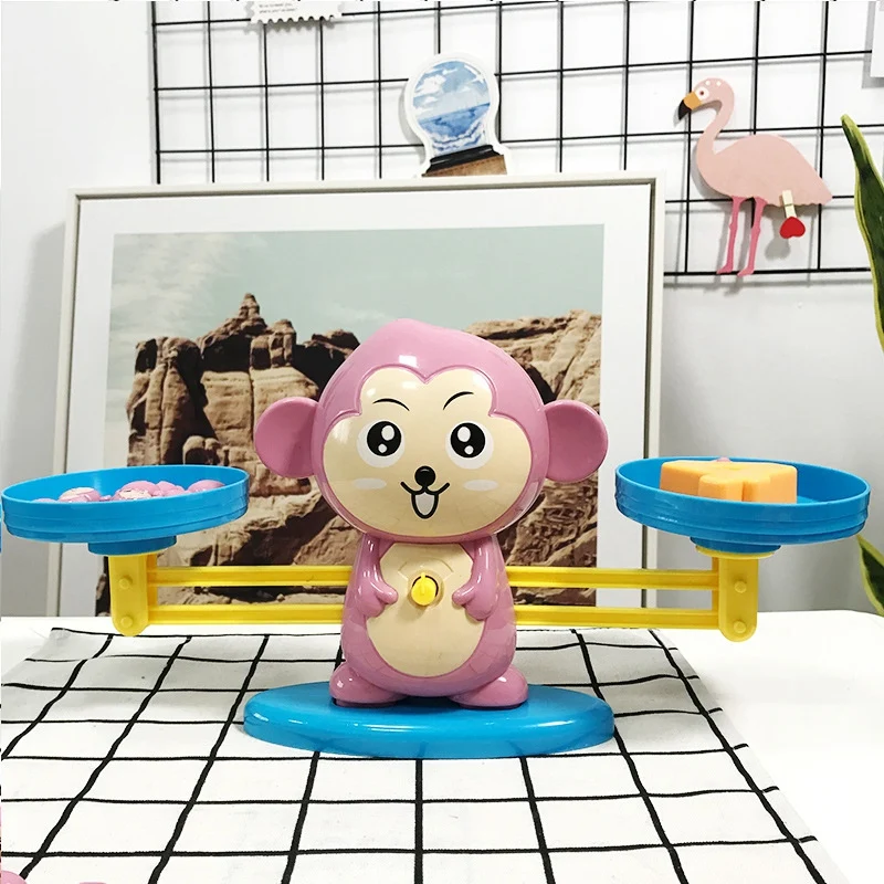 Monkey Balance Toys Early Learning Puzzle Enlightenment Digital Addition and Subtraction Desktop Game | Игрушки и хобби