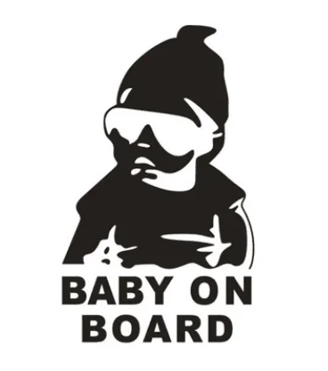 Милая Детская Автомобильная наклейка s Водонепроницаемая виниловая на окно