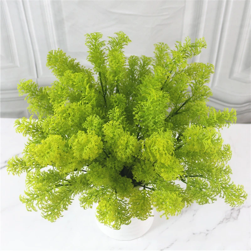 Искусственное растение с 7 ветвями искусственная пластиковая сосновая трава