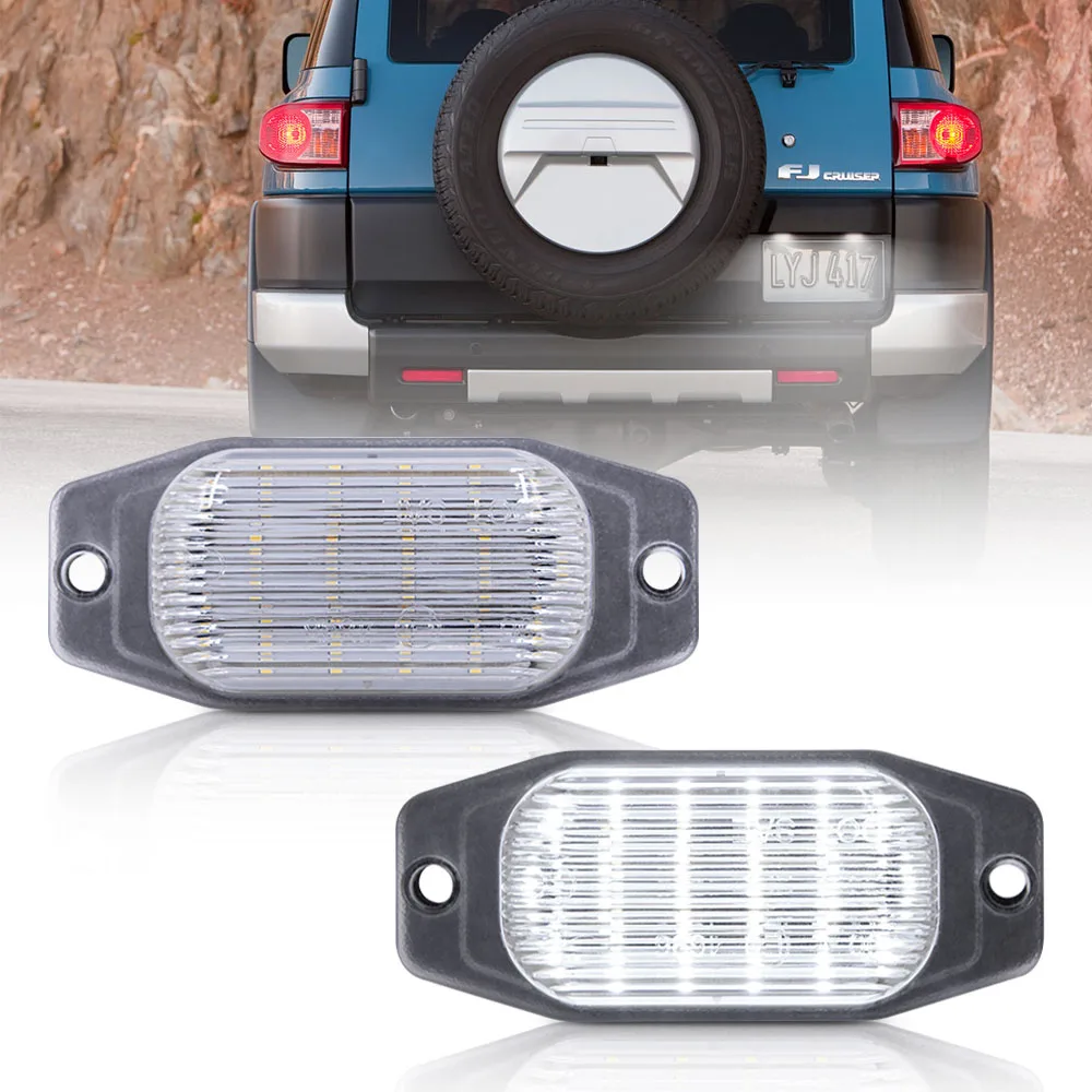 2 шт. светодиодные лампы светильник номерного знака для Lexus LX450 1996 1998 Toyota Land Cruiser FJ80