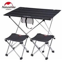 naturehike camping table portable folding table stool foldable table outdoor picnic tables ultralight fishing table beach table