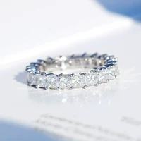 hoyon 14k white gold color ring for women anillos de bizuteria wedding natural gemstone classic diamond engagement peridot rings
