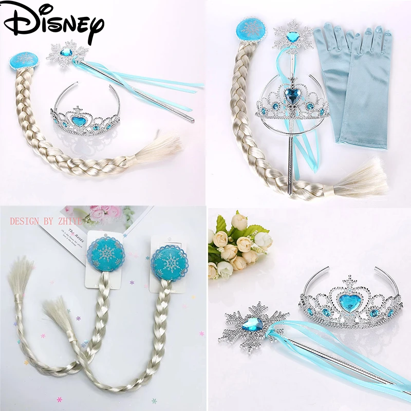Холодное сердце 2 Игрушки для девочек Disney платье принцессы с короной Эльзы