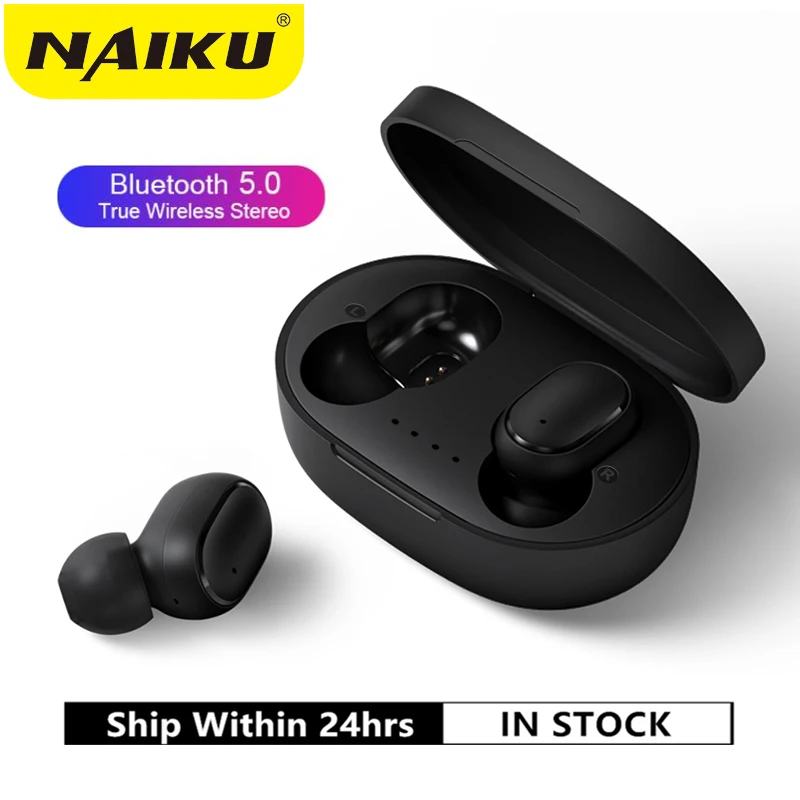 A6S TWS Bluetooth наушники VS Redmi Airdots Беспроводные Стереогарнитура Мини для Xiaomi iPhone Huawei