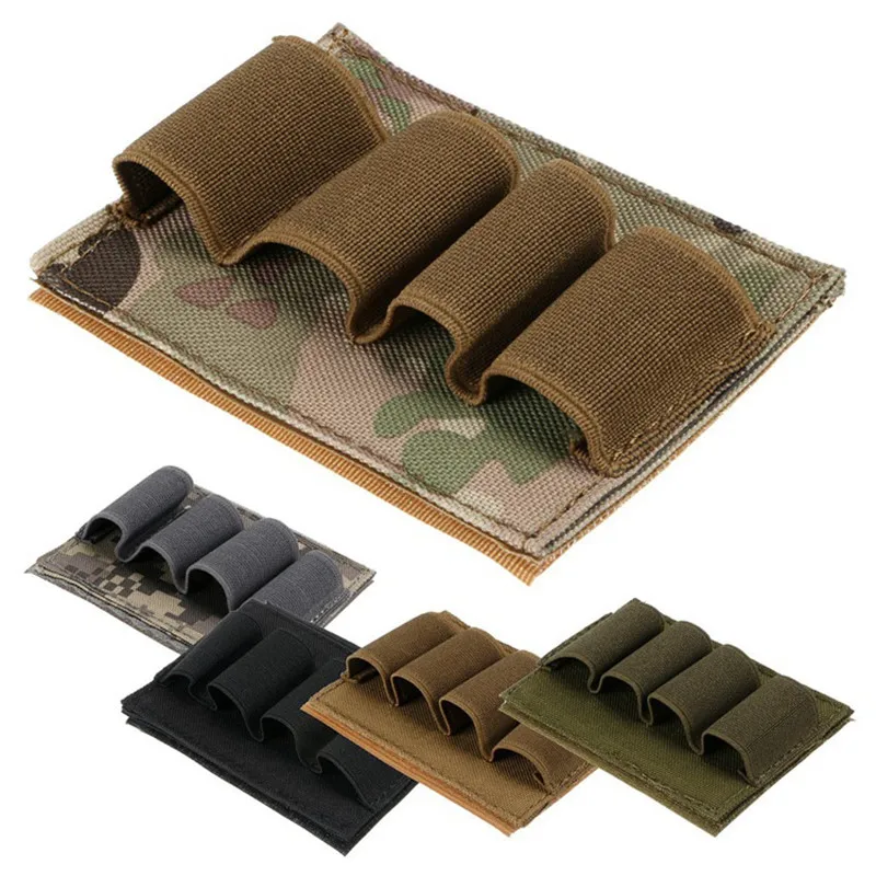 

Military Tactical Molle Bullet Shell Holder Carrier 12GA Airsoft Paintball Army Shooting Hunting Buttstock Ammo Magazine Pouch
