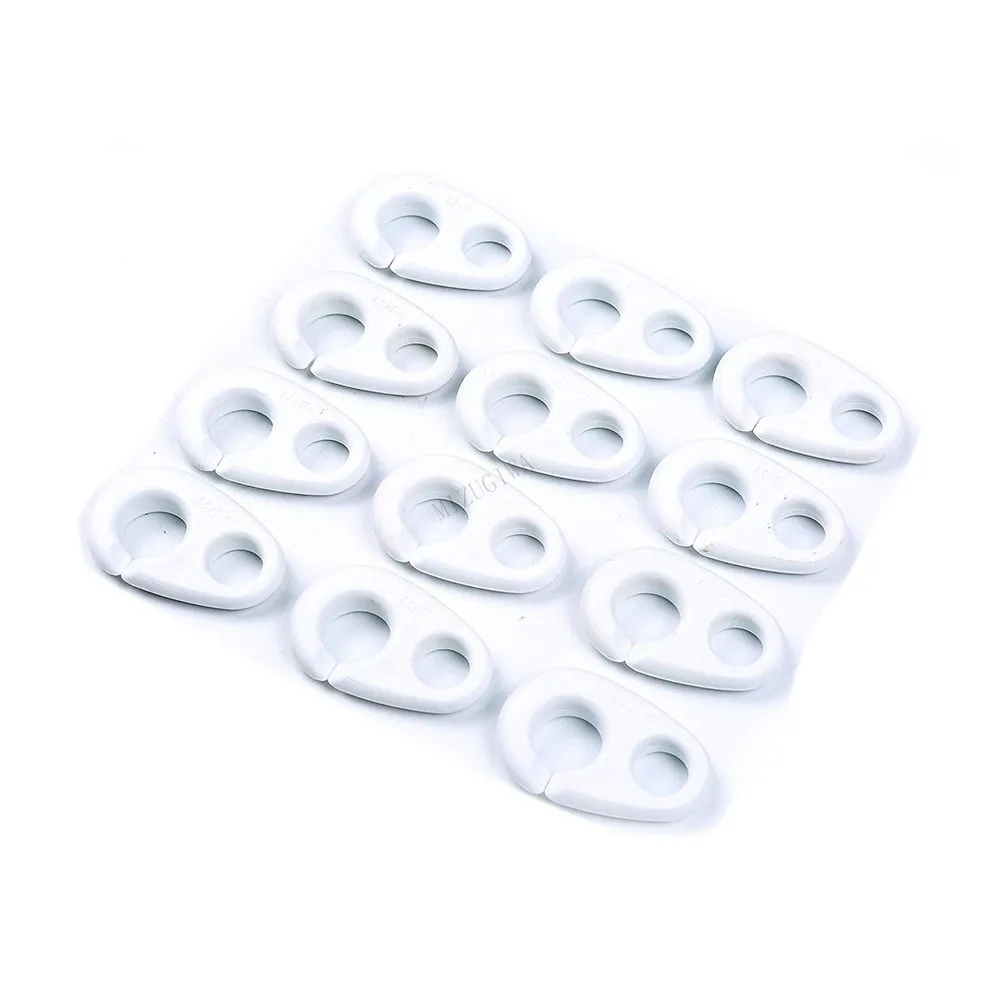 12 шт. нейлоновые зажимы для лодок парусных морских флагов Nautica|Рыболовные снасти|